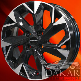 Диск 6j-15 4x98 35 58.6 Black-FP Khomen Wheels KHW-1508   Арт KHW104034 Купить диски Диск 6j-15 4x98 35 58.6 Black-FP Khomen Wheels KHW-1508   Арт KHW104034