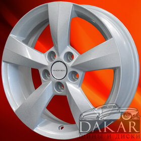 Диск 6j-15 5x100 38 57.1 F-Silver Khomen Wheels KHW-1504   Арт KHW100800 Литые диски Диск 6j-15 5x100 38 57.1 F-Silver Khomen Wheels KHW-1504   Арт KHW100800