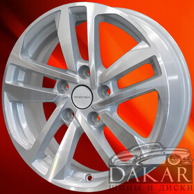 Диск 6.5j-16 5x114.3 45 67.1 F-Silver-FP Khomen Wheels KHW-1612   Арт KHW103111 Литые диски Диск 6.5j-16 5x114.3 45 67.1 F-Silver-FP Khomen Wheels KHW-1612   Арт KHW103111