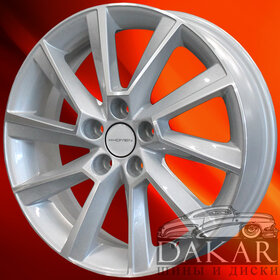Диск 6j-16 5x100 38 57.1 F-Silver-FP Khomen Wheels KHW-1604   Арт KHW103867 Литые диски Диск 6j-16 5x100 38 57.1 F-Silver-FP Khomen Wheels KHW-1604   Арт KHW103867