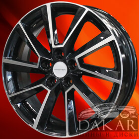 Диск 6j-16 5x100 38 57.1 Black-FP Khomen Wheels KHW-1604   Арт KHW103869 Литые диски Диск 6j-16 5x100 38 57.1 Black-FP Khomen Wheels KHW-1604   Арт KHW103869