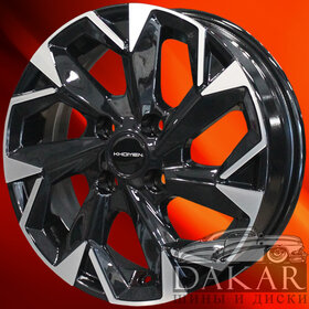 Диск 5.5j-14 4x98 35 58.5 Black-FP Khomen Wheels KHW-1402   Арт KHW104103 Купить диски Диск 5.5j-14 4x98 35 58.5 Black-FP Khomen Wheels KHW-1402   Арт KHW104103