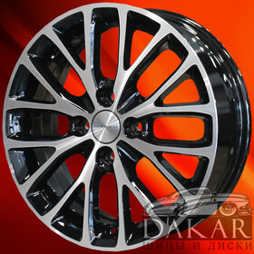 Диск 6j-15 4x100 40 60.1 Black-FP Khomen Wheels KHW-1506   Арт KHW100607 Литые диски Диск 6j-15 4x100 40 60.1 Black-FP Khomen Wheels KHW-1506   Арт KHW100607