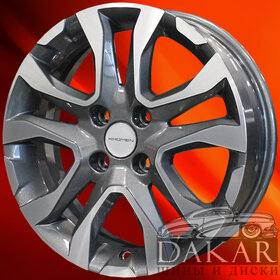 Диск 6j-15 4x98 36 58.5 Gray-FP Khomen Wheels KHW-1503   Арт KHW103461 Литые диски Диск 6j-15 4x98 36 58.5 Gray-FP Khomen Wheels KHW-1503   Арт KHW103461