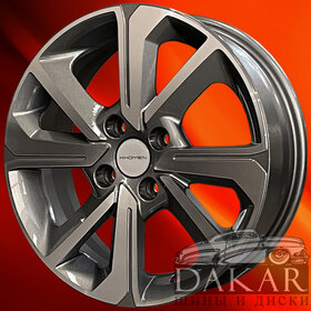 Диск 6j-15 4x98 36 58.6 Gray-FP Khomen Wheels KHW-1501   Арт KHW100923 Купить диски Диск 6j-15 4x98 36 58.6 Gray-FP Khomen Wheels KHW-1501   Арт KHW100923