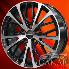 Диск 7j-17 5x114.3 45 60.1 Black-FP Khomen Wheels KHW-1705   Арт KHW100701 Купить диски Диск 7j-17 5x114.3 45 60.1 Black-FP Khomen Wheels KHW-1705   Арт KHW100701