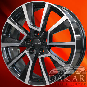 Диск 7j-18 5x108 33 60.1 Black-FP Khomen Wheels KHW-1802   Арт KHW102493 Литые диски Диск 7j-18 5x108 33 60.1 Black-FP Khomen Wheels KHW-1802   Арт KHW102493