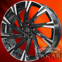 Диск 7.5j-19 5x114.3 45 67.1 Black-FP Khomen Wheels KHW-1901   Арт KHW190101BLF