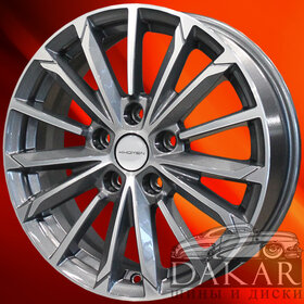 Диск 6.5j-16 5x108 50 63.3 Gray-FP Khomen Wheels KHW-1611   Арт KHW102248 Литые диски Диск 6.5j-16 5x108 50 63.3 Gray-FP Khomen Wheels KHW-1611   Арт KHW102248
