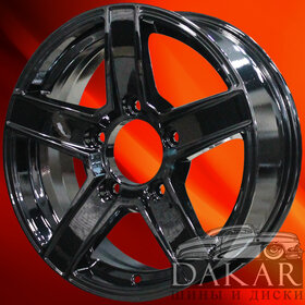 Диск 6.5j-16 5x139.7 35 98.5 Black Khomen Wheels KHW-1614   Арт KHW106392
