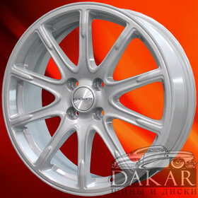 Диск 6.5j-17 4x100 41 60.1 F-Silver Khomen Wheels KHW-1707   Арт KHW103210 Литые диски Диск 6.5j-17 4x100 41 60.1 F-Silver Khomen Wheels KHW-1707   Арт KHW103210