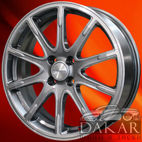 Диск 6.5j-17 4x98 38 58.6 Gray-FP Khomen Wheels KHW-1707   Арт KHW103223 Литые диски Диск 6.5j-17 4x98 38 58.6 Gray-FP Khomen Wheels KHW-1707   Арт KHW103223