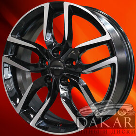 Диск 6.5j-17 5x114.3 49 67.1 Black-FP Khomen Wheels KHW-1708   Арт KHW105921 Литые диски Диск 6.5j-17 5x114.3 49 67.1 Black-FP Khomen Wheels KHW-1708   Арт KHW105921