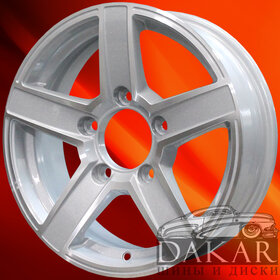 Диск 6.5j-16 5x139.7 35 98.5 F-Silver-FP Khomen Wheels KHW-1614   Арт KHW106395 Литые диски Диск 6.5j-16 5x139.7 35 98.5 F-Silver-FP Khomen Wheels KHW-1614   Арт KHW106395
