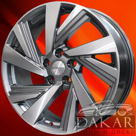 Диск 7.5j-18 5x108 40 60.1 Gray-FP Khomen Wheels KHW-1801   Арт KHW101439 Литые диски Диск 7.5j-18 5x108 40 60.1 Gray-FP Khomen Wheels KHW-1801   Арт KHW101439