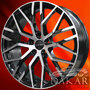 Диск 8.5j-20 5x114.3 35 60.1 Black-FP Khomen Wheels KHW-2005   Арт KHW200511BLF