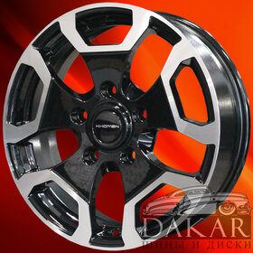 Диск 6.5j-17 5x139.7 35 98.5 Black-FP Khomen Wheels KHW-1725   Арт KHW107107 Литые диски Диск 6.5j-17 5x139.7 35 98.5 Black-FP Khomen Wheels KHW-1725   Арт KHW107107