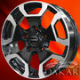 Диск 6.5j-17 5x139.7 35 98.5 Black-FP Khomen Wheels KHW-1725   Арт KHW107107