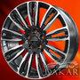 Диск 8.5j-20 5x120 45 72.6 Black-FP Khomen Wheels KHW-2004   Арт ORG200400BLF