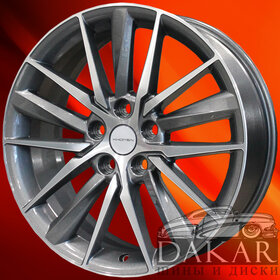 Диск 8j-18 5x114.3 50 60.1 Gray-FP Khomen Wheels KHW-1807   Арт KHW103405 Литые диски Диск 8j-18 5x114.3 50 60.1 Gray-FP Khomen Wheels KHW-1807   Арт KHW103405