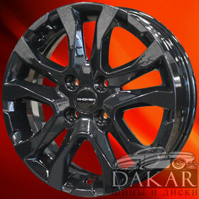 Диск 6j-15 4x98 36 58.5 Black Khomen Wheels KHW-1503   Арт KHW103458 Литые диски Диск 6j-15 4x98 36 58.5 Black Khomen Wheels KHW-1503   Арт KHW103458